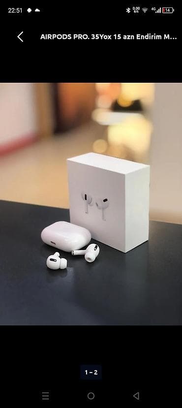 Yeni Simsiz (Bluetooth) Qulaqcıqlar, Apple, rəng - Ağ lalafo.az -da Yeni Simsiz (Bluetooth) Qulaqcıqlar, Apple, rəng - Ağ
