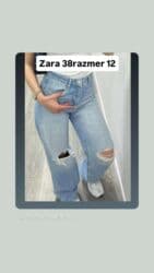 Cinslər, Zara, rəng - Mavi lalafo.az -da Cinslər, Zara, rəng - Mavi