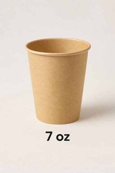 7 oz kraft kağız stəkan - Həcm: 7 unsiya (təxminən 200 ml) - lalafo.az -da 7 oz kraft kağız stəkan - Həcm: 7 unsiya (təxminən 200 ml) -