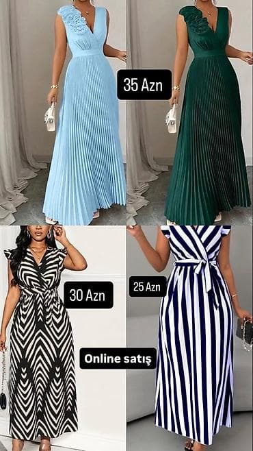 Qadın geyimləri – maxi və yay donları, iki hissəli dəst Online satış at lalafo.az Qadın geyimləri – maxi və yay donları, iki hissəli dəst Online satış