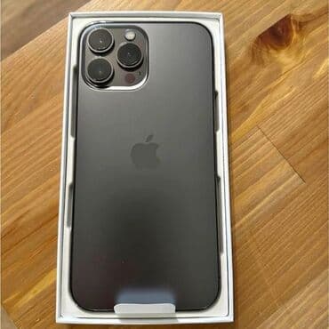 IPhone 13 Pro Max, 128 GB, Graphite, Face ID lalafo.az -da IPhone 13 Pro Max, 128 GB, Graphite, Face ID