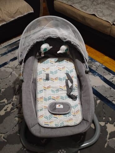 Uşaq üçün elektrikli beşik/sallaq kreslo - Brend: Mastela - Rəng: Boz lalafo.az -da Uşaq üçün elektrikli beşik/sallaq kreslo - Brend: Mastela - Rəng: Boz