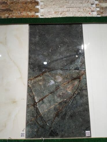 Mərmər görünümlü iri ölçülü keramika plitə - Dizayn: Tünd boz/şifer lalafo.az -da Mərmər görünümlü iri ölçülü keramika plitə - Dizayn: Tünd boz/şifer