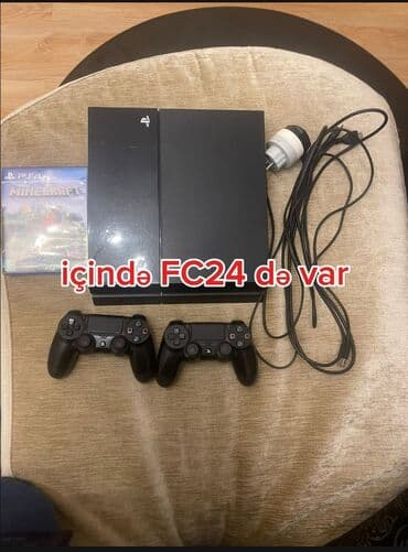 Ps4 Fat ideal vəziyyətdə Minecraft diski içində FC24 universal şəkildə lalafo.az -da Ps4 Fat ideal vəziyyətdə Minecraft diski içində FC24 universal şəkildə