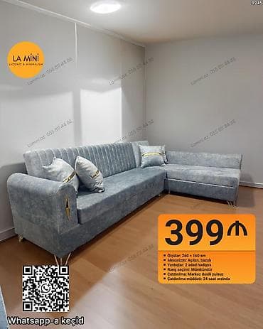 Künc divan, Açılan, Bazalı, Parça, Şəhərdaxili pulsuz çatdırılma lalafo.az -da Künc divan, Açılan, Bazalı, Parça, Şəhərdaxili pulsuz çatdırılma