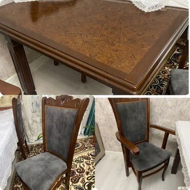 Qonaq otağı üçün, İşlənmiş, Kvadrat masa, 8 stul lalafo.az -da Qonaq otağı üçün, İşlənmiş, Kvadrat masa, 8 stul