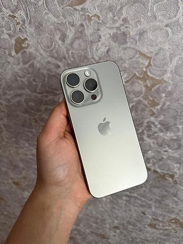 IPhone 15 Pro, 256 GB, Gümüşü, Face ID lalafo.az -da IPhone 15 Pro, 256 GB, Gümüşü, Face ID