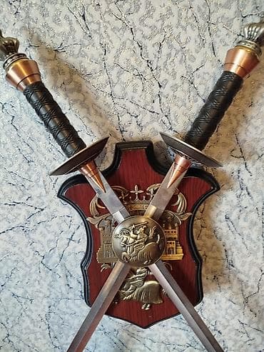 Dekorativ iki qılınc dəsti – divar üçün - Komplekt: 2 ədəd dekorativ lalafo.az -da Dekorativ iki qılınc dəsti – divar üçün - Komplekt: 2 ədəd dekorativ