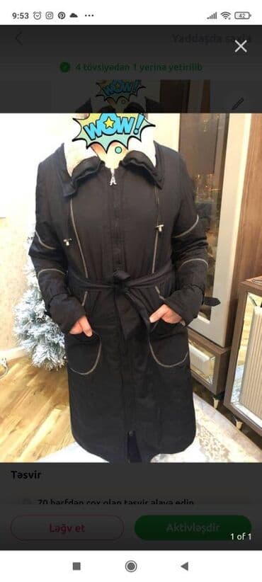 Qadın üçün kurtka.qeseng qalın kurtkadir. çox ucuz verirəm tələsin lalafo.az -da Qadın üçün kurtka.qeseng qalın kurtkadir. çox ucuz verirəm tələsin