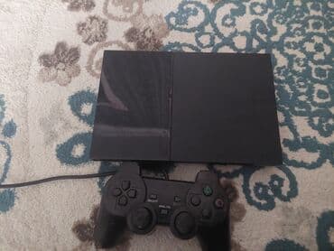 PlayStation 2 Slim oyun konsolu - Modell: PS2 Slim (qara) - Komplekt lalafo.az -da PlayStation 2 Slim oyun konsolu - Modell: PS2 Slim (qara) - Komplekt