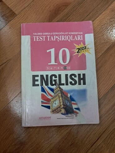 Məhsul: “TEST TAPŞIRIQLARI – ENGLISH” (TQDK), 10-cu sinif üçün Nəşr lalafo.az -da Məhsul: “TEST TAPŞIRIQLARI – ENGLISH” (TQDK), 10-cu sinif üçün Nəşr