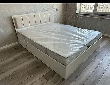 Ağ rəngli iki nəfərlik çarpayı və döşək dəsti - Minimalist dizaynlı lalafo.az -da Ağ rəngli iki nəfərlik çarpayı və döşək dəsti - Minimalist dizaynlı