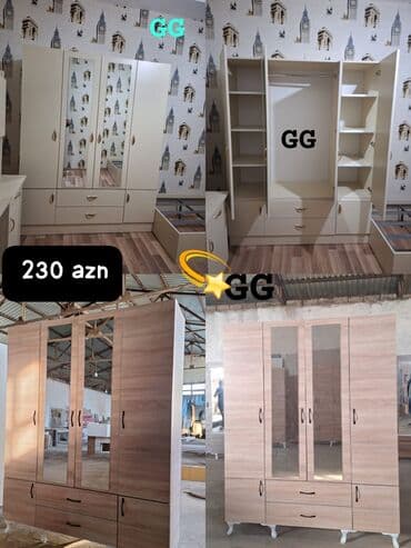 Yeni, Açılan, 4 qapılı Düz dolab, Qarderob, paltar dolabı lalafo.az -da Yeni, Açılan, 4 qapılı Düz dolab, Qarderob, paltar dolabı