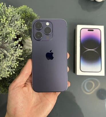 IPhone 14 Pro, 128 GB, Deep Purple, Simsiz şarj lalafo.az -da IPhone 14 Pro, 128 GB, Deep Purple, Simsiz şarj