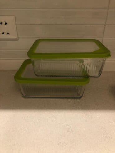 Şüşə saxlama qabı 2 ədədi 22 manat lalafo.az -da Şüşə saxlama qabı 2 ədədi 22 manat