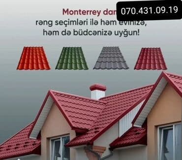 Кровельные работы: Metal dam örtükləri və dam işləri - Xidmətlər: ölçü-götürmə at lalafo.az — 8 Кровельные работы: Metal dam örtükləri və dam işləri - Xidmətlər: ölçü-götürmə — 8