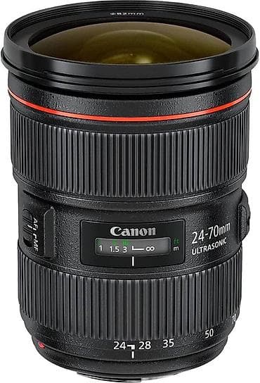 Canon EF 24-70mm ULTRASONIC zoom obyektiv - Fokus məsafəsi: 24–70 mm lalafo.az -da Canon EF 24-70mm ULTRASONIC zoom obyektiv - Fokus məsafəsi: 24–70 mm