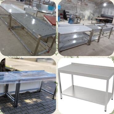 Paslanmayan poladdan istehsal olunmuş peşəkar iş masaları - Material lalafo.az -da Paslanmayan poladdan istehsal olunmuş peşəkar iş masaları - Material