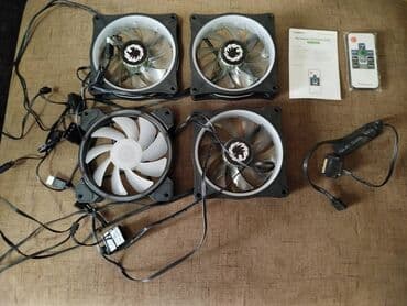 Kuler Gamemax Rainbow 4 eded + kontroller + pult Куллера Gamemax lalafo.az -da Kuler Gamemax Rainbow 4 eded + kontroller + pult Куллера Gamemax