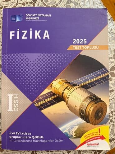 Məhsul: “Fizika 2025 – Test Toplusu”, I hissə Nəşriyyat/İstehsalçı lalafo.az -da Məhsul: “Fizika 2025 – Test Toplusu”, I hissə Nəşriyyat/İstehsalçı