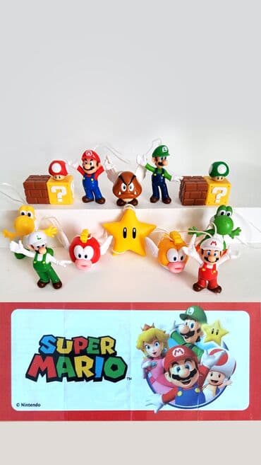 Kinder joy super mario figur kolleksiyasi. Endrim yoxdur qiymet lalafo.az -da Kinder joy super mario figur kolleksiyasi. Endrim yoxdur qiymet