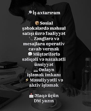 Xidmət: Sosial şəbəkələrdə məhsul satışı və onlayn müştəri dəstəyi lalafo.az -da Xidmət: Sosial şəbəkələrdə məhsul satışı və onlayn müştəri dəstəyi