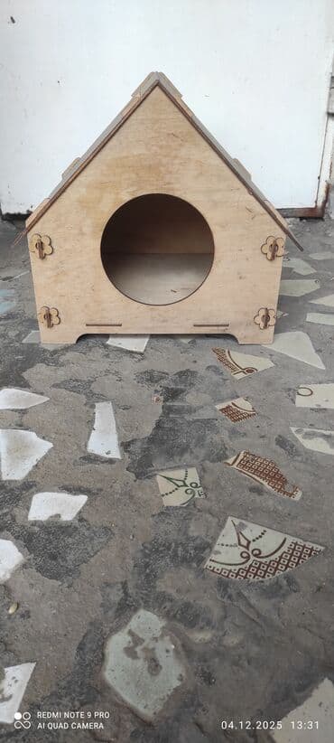 Taxta evcik – pişik və kiçik itlər üçün - Material: təbii lalafo.az -da Taxta evcik – pişik və kiçik itlər üçün - Material: təbii