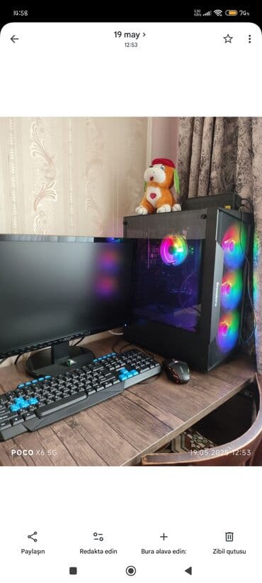 Masaüstü oyun/ofis kompüteri – tam set Komponentlər: - Ana plata lalafo.az -da Masaüstü oyun/ofis kompüteri – tam set Komponentlər: - Ana plata