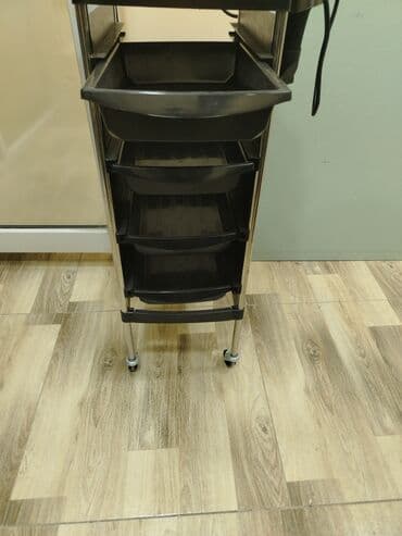 Salon üçün servis arabası – “Fashion” model - Rəng: qara - Material lalafo.az -da Salon üçün servis arabası – “Fashion” model - Rəng: qara - Material