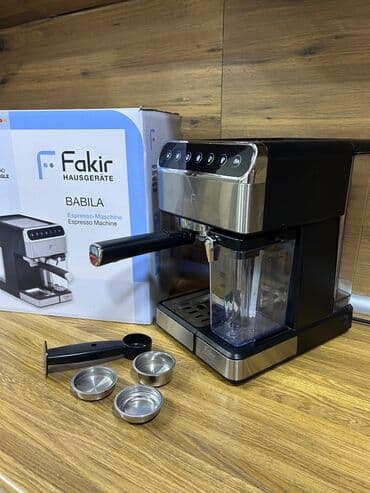 Кофемолки: Кофемашина Fakir, Полуавтоматическая, С емкостью для молока at lalafo.az — 4 Кофемолки: Кофемашина Fakir, Полуавтоматическая, С емкостью для молока — 4