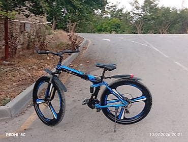 Qatlanan dağ velosipedi – 26" - Rəng: mavi/qara - Qatlar gövdə: orta lalafo.az -da Qatlanan dağ velosipedi – 26" - Rəng: mavi/qara - Qatlar gövdə: orta