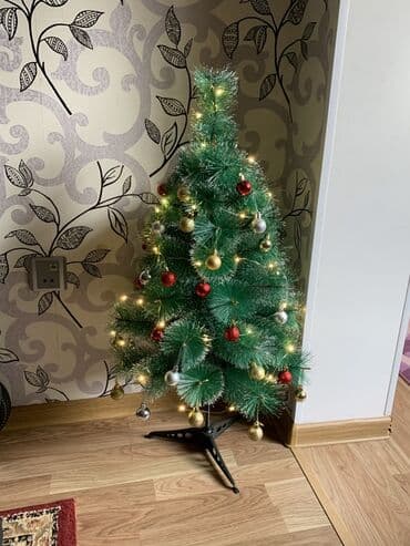 Süni Yeni il şam ağacı – dekorativ bəzəkli komplekt - Təxmini lalafo.az -da Süni Yeni il şam ağacı – dekorativ bəzəkli komplekt - Təxmini