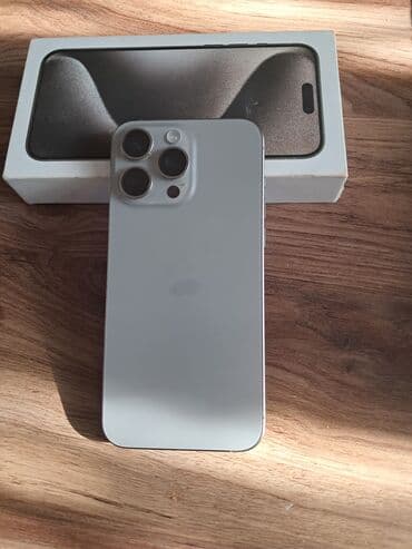 IPhone 15 Pro Max, 256 GB, Gümüşü, Face ID lalafo.az -da IPhone 15 Pro Max, 256 GB, Gümüşü, Face ID
