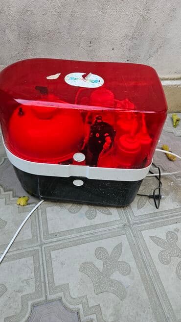 Mətbəx üçün masaaltı su filtri (RO sistem) - Korpus: qırmızı şəffaf lalafo.az -da Mətbəx üçün masaaltı su filtri (RO sistem) - Korpus: qırmızı şəffaf