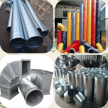 HVAC havalandırma kanalları və aksesuarları - Material: sinklənmiş lalafo.az -da HVAC havalandırma kanalları və aksesuarları - Material: sinklənmiş