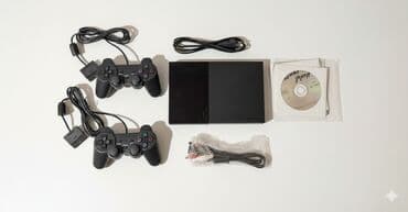 Playstation 2 əla vəziyətdə iki təzə pult lazımlı kabellər qoş oyna 9 lalafo.az -da Playstation 2 əla vəziyətdə iki təzə pult lazımlı kabellər qoş oyna 9