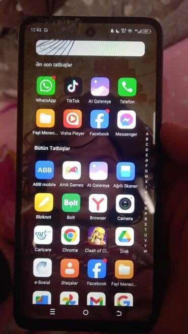 Tecno Spark 20, 256 GB, rəng - Boz, Barmaq izi lalafo.az -da Tecno Spark 20, 256 GB, rəng - Boz, Barmaq izi