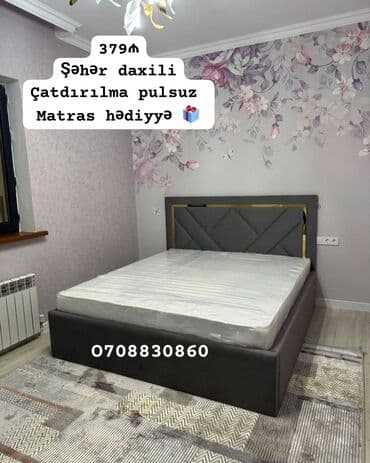 Yeni, İkinəfərlik çarpayı, Matras ilə lalafo.az -da Yeni, İkinəfərlik çarpayı, Matras ilə