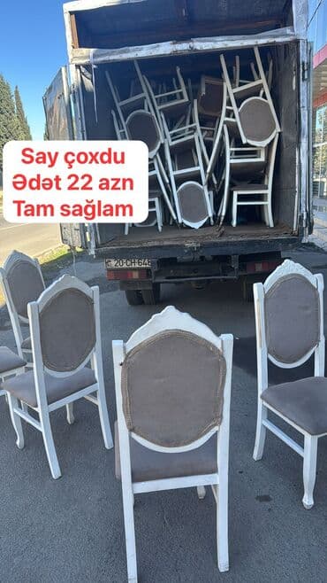 Mətbəx üçün, Yeni, Qatlanmayan, rəng - Ağ Stul lalafo.az -da Mətbəx üçün, Yeni, Qatlanmayan, rəng - Ağ Stul