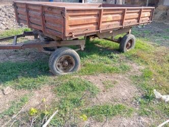 Сельхоз запчасти: Kənd təsərrüfatı üçün ikioxlu traktor qoşqusu - Metal bortlu, yüksək at lalafo.az — 3 Сельхоз запчасти: Kənd təsərrüfatı üçün ikioxlu traktor qoşqusu - Metal bortlu, yüksək — 3