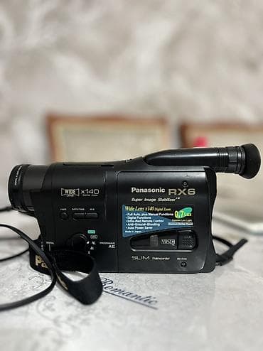 Panasonic RX6 VHS-C video kamera - Super Image Stabilizer sistemli lalafo.az -da Panasonic RX6 VHS-C video kamera - Super Image Stabilizer sistemli