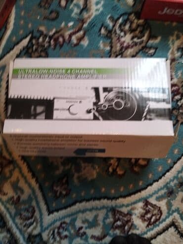 Məhsul: Ultra aşağı səs-küylü 4 kanallı stereo qulaqcıq gücləndiricisi lalafo.az -da Məhsul: Ultra aşağı səs-küylü 4 kanallı stereo qulaqcıq gücləndiricisi