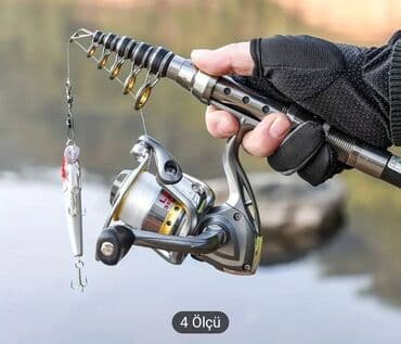 LEOFISHING Teleskopik Balıq Ovçuluq Çubuğu və Makarası Kombo lalafo.az -da LEOFISHING Teleskopik Balıq Ovçuluq Çubuğu və Makarası Kombo