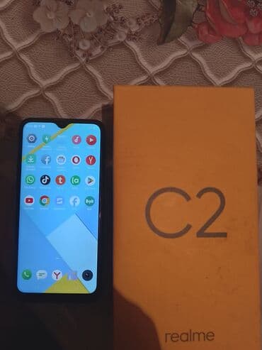 Realme C2s, 32 GB, rəng - Göy, Face ID lalafo.az -da Realme C2s, 32 GB, rəng - Göy, Face ID