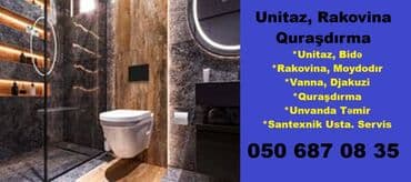 Moydodır Quraşdırma Xidməti. Rakovina, Unitaz, Vanna quraşdırma lalafo.az -da Moydodır Quraşdırma Xidməti. Rakovina, Unitaz, Vanna quraşdırma