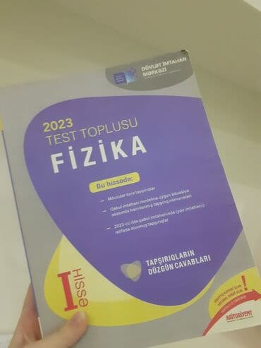 1-ci hissə fizika test toplusu 2023 nəşr, olduğu kimi yenidir lalafo.az -da 1-ci hissə fizika test toplusu 2023 nəşr, olduğu kimi yenidir