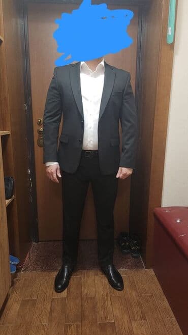 Klassik kişi kostyum dəsti - Rəng: qara - Komplekt: pencək + şalvar + lalafo.az -da Klassik kişi kostyum dəsti - Rəng: qara - Komplekt: pencək + şalvar +