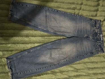 Qadın geyim dəsti - Şalvar: klassik mavi rəngli denim, düz kəsim lalafo.az -da Qadın geyim dəsti - Şalvar: klassik mavi rəngli denim, düz kəsim