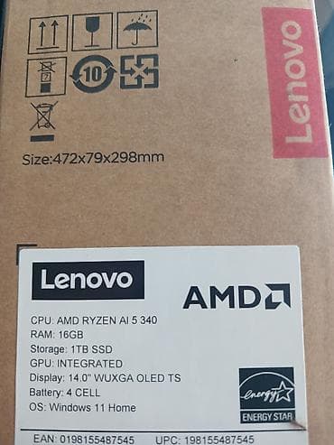 Yeni Lenovo Yoga, 14 ", AMD Ryzen 5, 1 TB, Ünvandan götürmə lalafo.az -da Yeni Lenovo Yoga, 14 ", AMD Ryzen 5, 1 TB, Ünvandan götürmə