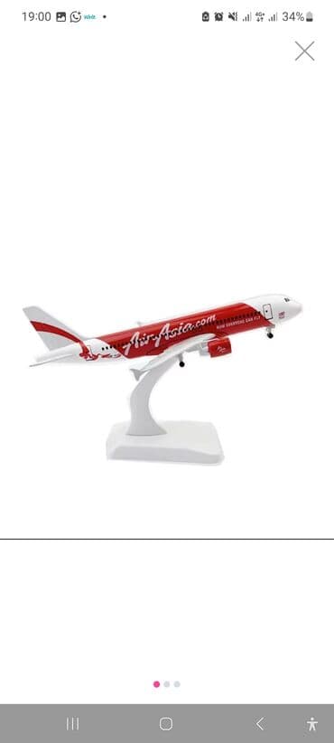 Məhsul: AirAsia təyyarə maketi (stendli) Təsvir: - Havayolu: AirAsia lalafo.az -da Məhsul: AirAsia təyyarə maketi (stendli) Təsvir: - Havayolu: AirAsia